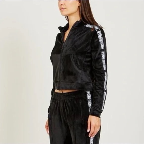 Opening Ceremony Velour Cropped Jacket Pink 45148 - Picture 3 of 15